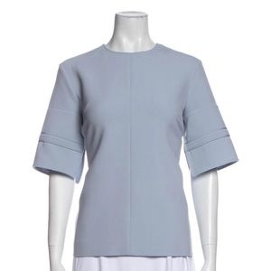 Victoria Beckham Short Sleeve Crewneck Top Size 4